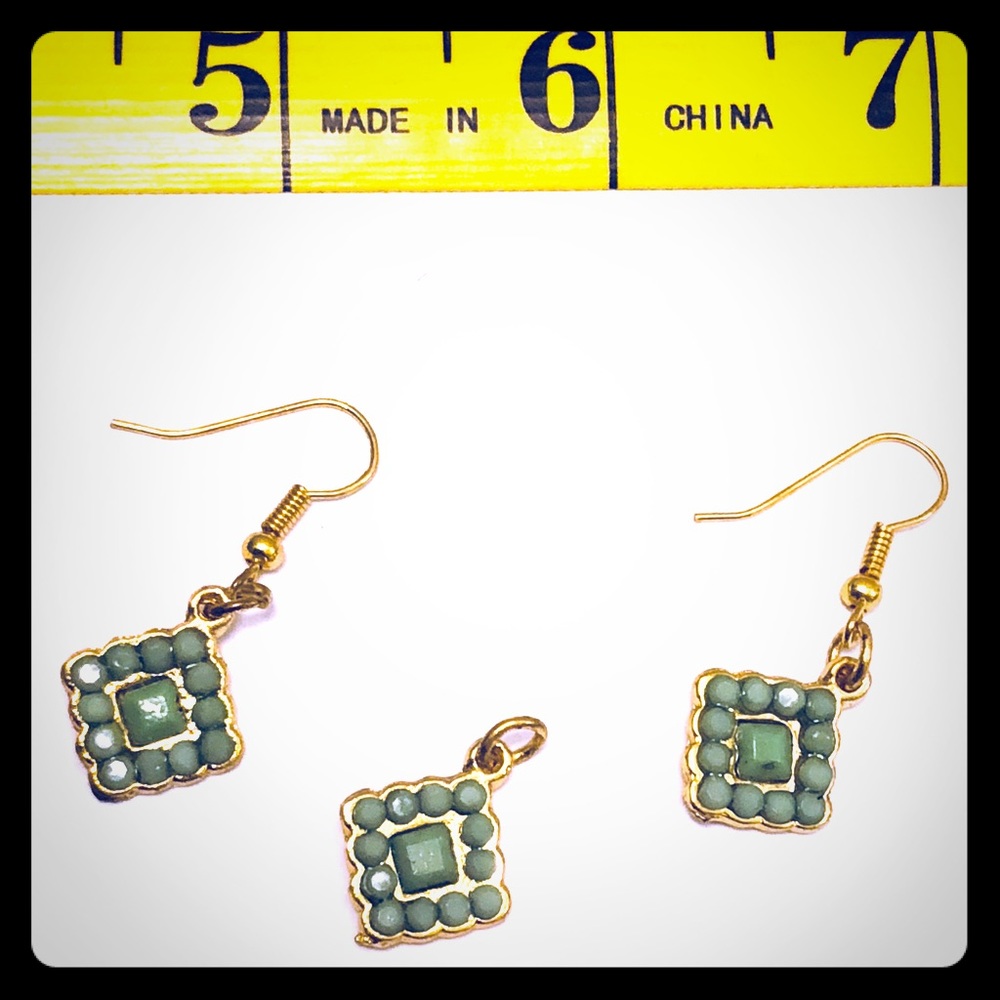 Earring & pendant set